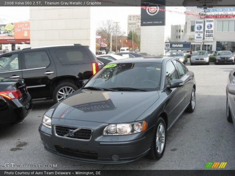 Titanium Gray Metallic / Graphite 2008 Volvo S60 2.5T