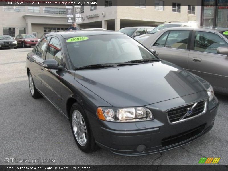 Titanium Gray Metallic / Graphite 2008 Volvo S60 2.5T