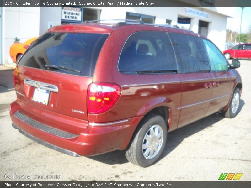 Cognac Crystal Pearl / Medium Slate Gray 2007 Chrysler Town & Country Limited