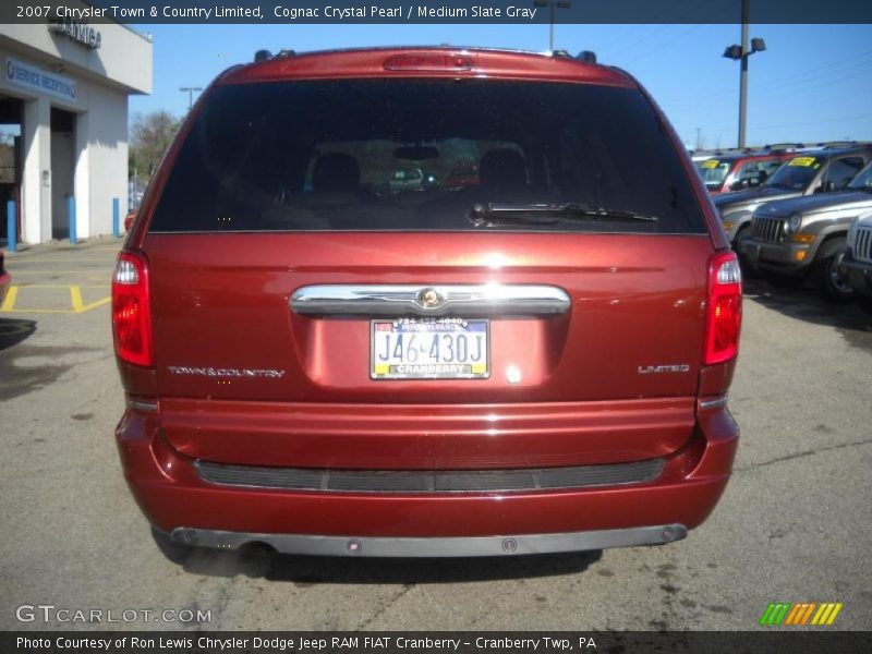 Cognac Crystal Pearl / Medium Slate Gray 2007 Chrysler Town & Country Limited