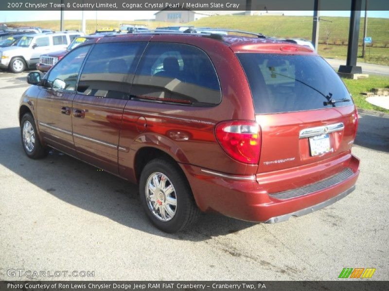 Cognac Crystal Pearl / Medium Slate Gray 2007 Chrysler Town & Country Limited