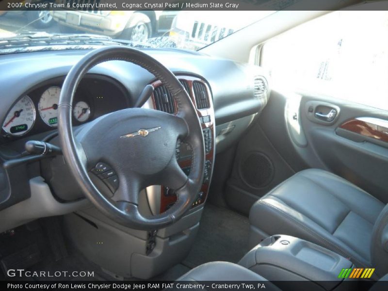 Medium Slate Gray Interior - 2007 Town & Country Limited 