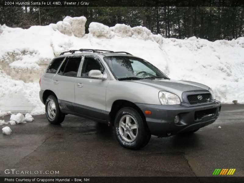 Pewter / Gray 2004 Hyundai Santa Fe LX 4WD