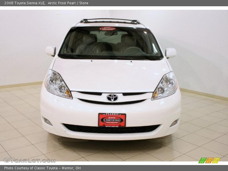 Arctic Frost Pearl / Stone 2008 Toyota Sienna XLE