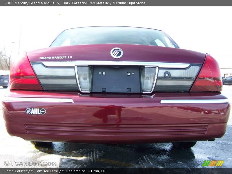 Dark Toreador Red Metallic / Medium Light Stone 2008 Mercury Grand Marquis LS