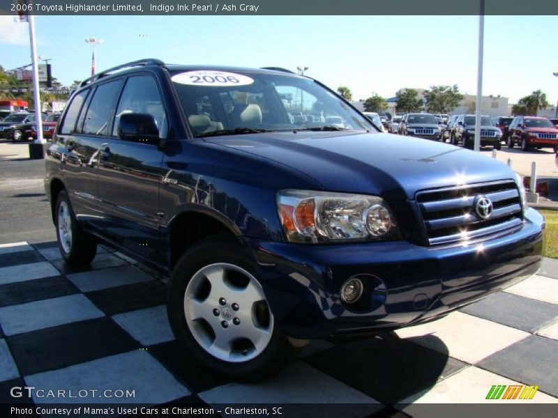 Indigo Ink Pearl / Ash Gray 2006 Toyota Highlander Limited