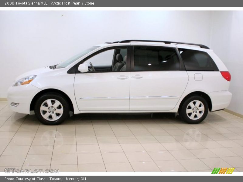 Arctic Frost Pearl / Stone 2008 Toyota Sienna XLE