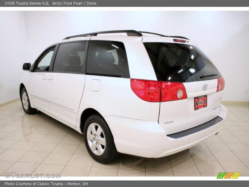 Arctic Frost Pearl / Stone 2008 Toyota Sienna XLE