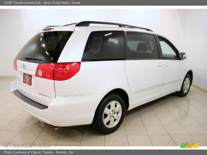 Arctic Frost Pearl / Stone 2008 Toyota Sienna XLE