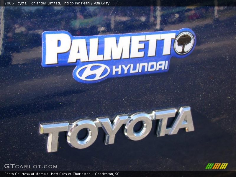 Indigo Ink Pearl / Ash Gray 2006 Toyota Highlander Limited