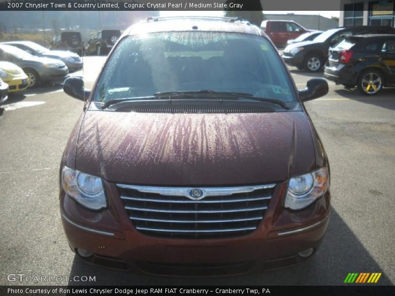 Cognac Crystal Pearl / Medium Slate Gray 2007 Chrysler Town & Country Limited