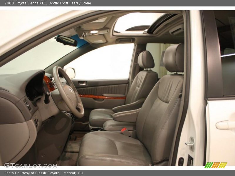 Arctic Frost Pearl / Stone 2008 Toyota Sienna XLE