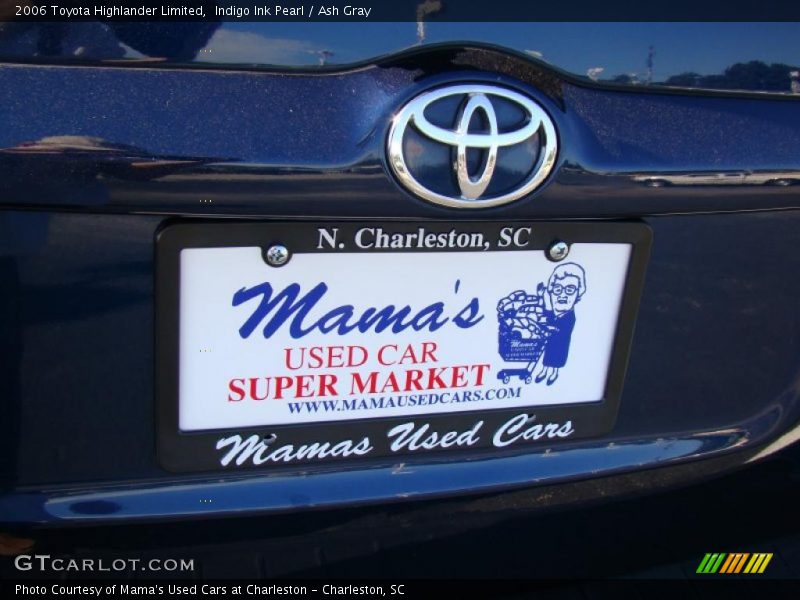 Indigo Ink Pearl / Ash Gray 2006 Toyota Highlander Limited