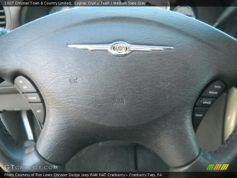 Cognac Crystal Pearl / Medium Slate Gray 2007 Chrysler Town & Country Limited