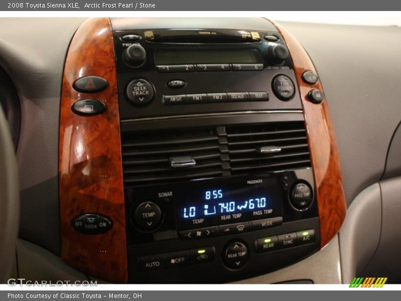 Arctic Frost Pearl / Stone 2008 Toyota Sienna XLE
