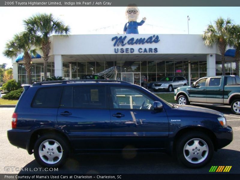 Indigo Ink Pearl / Ash Gray 2006 Toyota Highlander Limited