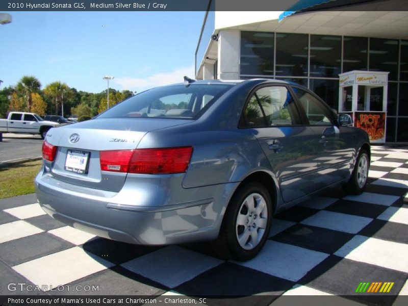 Medium Silver Blue / Gray 2010 Hyundai Sonata GLS