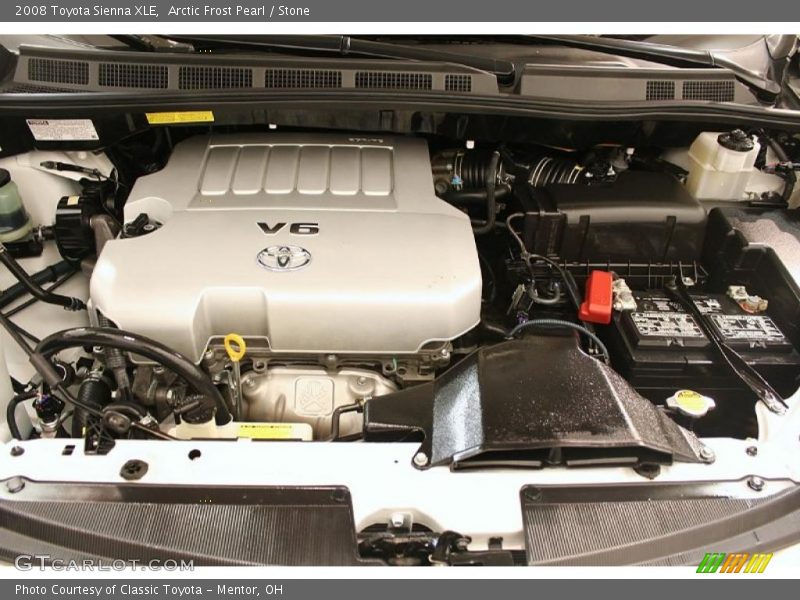 Arctic Frost Pearl / Stone 2008 Toyota Sienna XLE