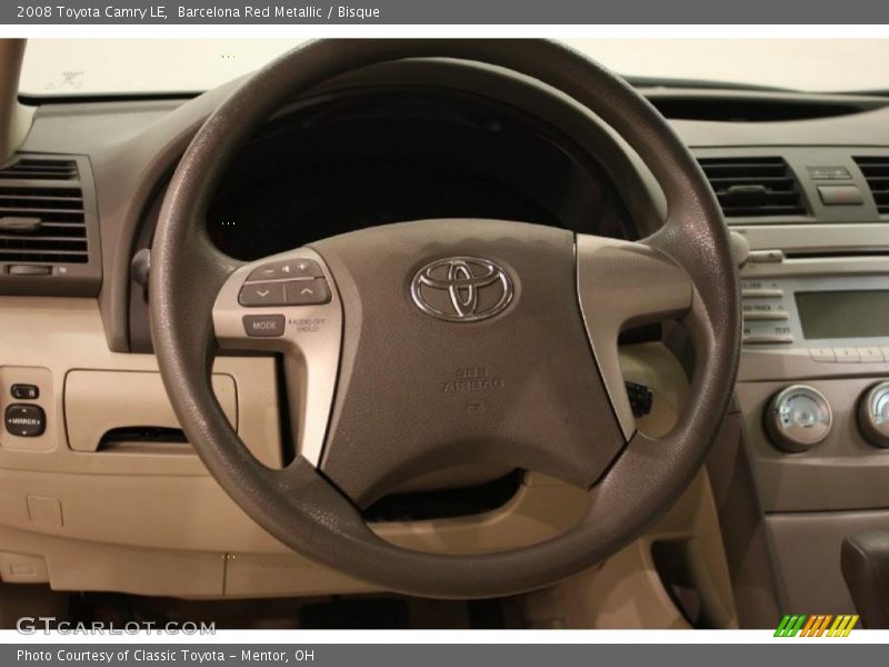 Barcelona Red Metallic / Bisque 2008 Toyota Camry LE
