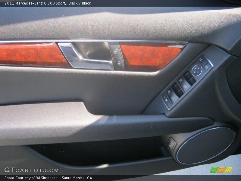 Black / Black 2011 Mercedes-Benz C 300 Sport