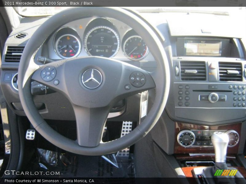Black / Black 2011 Mercedes-Benz C 300 Sport