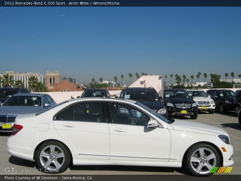 Arctic White / Almond/Mocha 2011 Mercedes-Benz C 300 Sport
