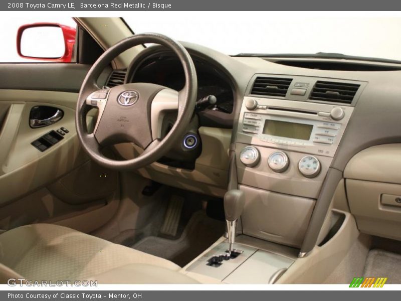 Barcelona Red Metallic / Bisque 2008 Toyota Camry LE
