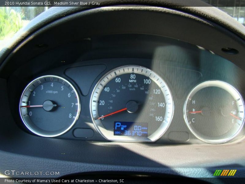 Medium Silver Blue / Gray 2010 Hyundai Sonata GLS