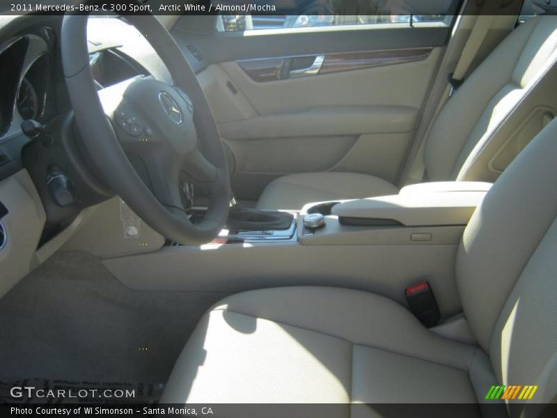 Arctic White / Almond/Mocha 2011 Mercedes-Benz C 300 Sport