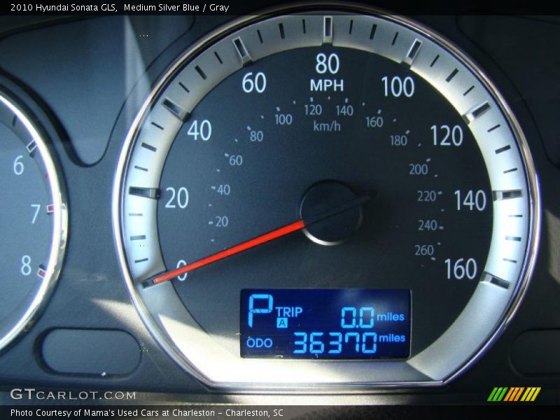 Medium Silver Blue / Gray 2010 Hyundai Sonata GLS