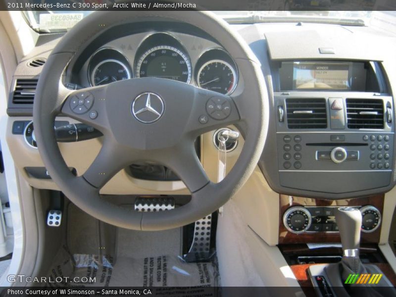 Arctic White / Almond/Mocha 2011 Mercedes-Benz C 300 Sport