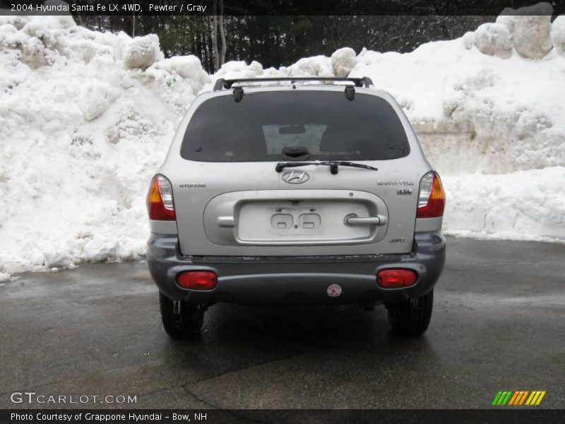 Pewter / Gray 2004 Hyundai Santa Fe LX 4WD