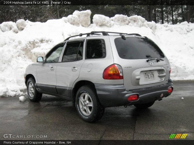 Pewter / Gray 2004 Hyundai Santa Fe LX 4WD