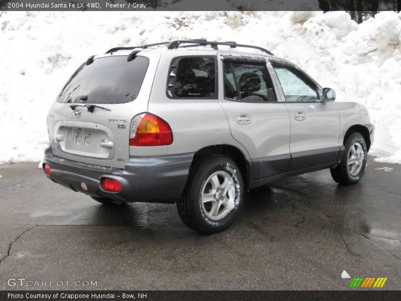 Pewter / Gray 2004 Hyundai Santa Fe LX 4WD