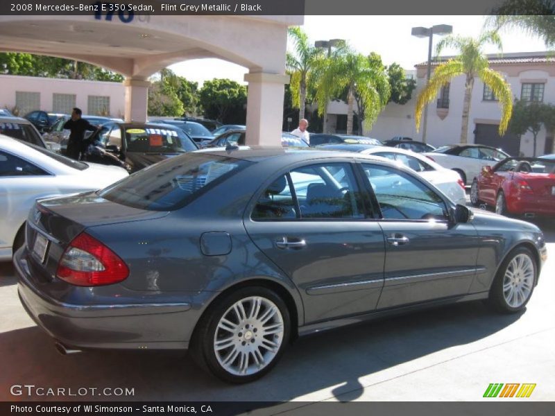 Flint Grey Metallic / Black 2008 Mercedes-Benz E 350 Sedan