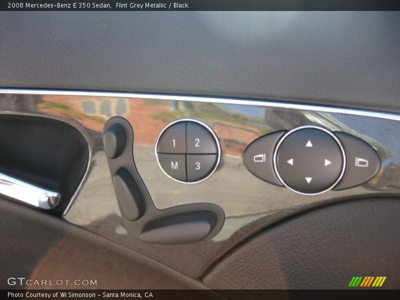 Flint Grey Metallic / Black 2008 Mercedes-Benz E 350 Sedan