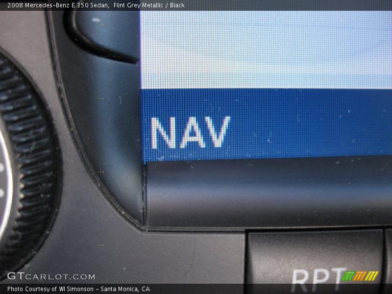 Flint Grey Metallic / Black 2008 Mercedes-Benz E 350 Sedan