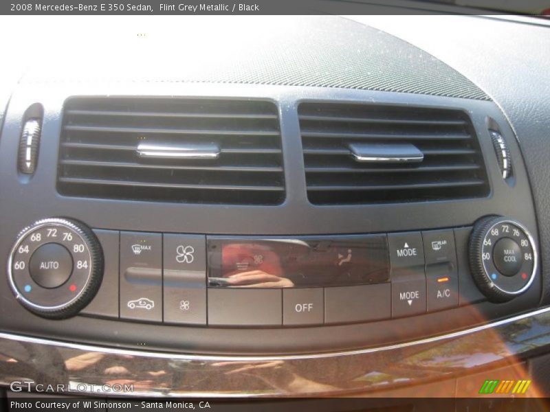 Flint Grey Metallic / Black 2008 Mercedes-Benz E 350 Sedan
