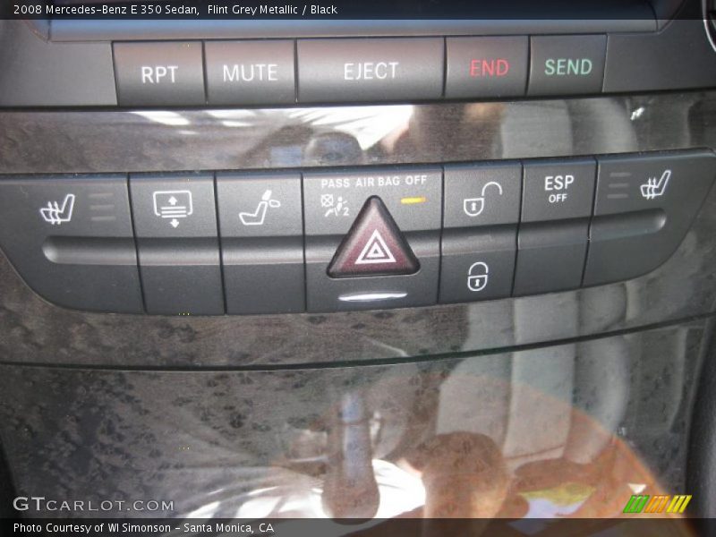 Flint Grey Metallic / Black 2008 Mercedes-Benz E 350 Sedan