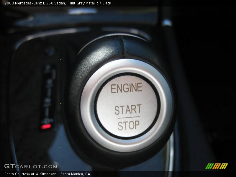 Flint Grey Metallic / Black 2008 Mercedes-Benz E 350 Sedan