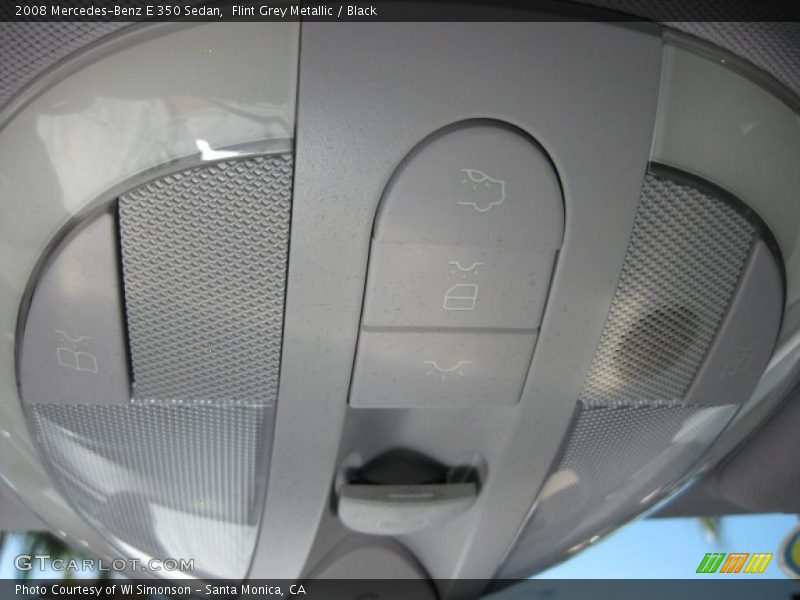 Flint Grey Metallic / Black 2008 Mercedes-Benz E 350 Sedan