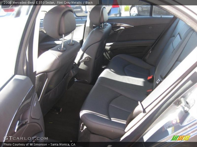 Flint Grey Metallic / Black 2008 Mercedes-Benz E 350 Sedan