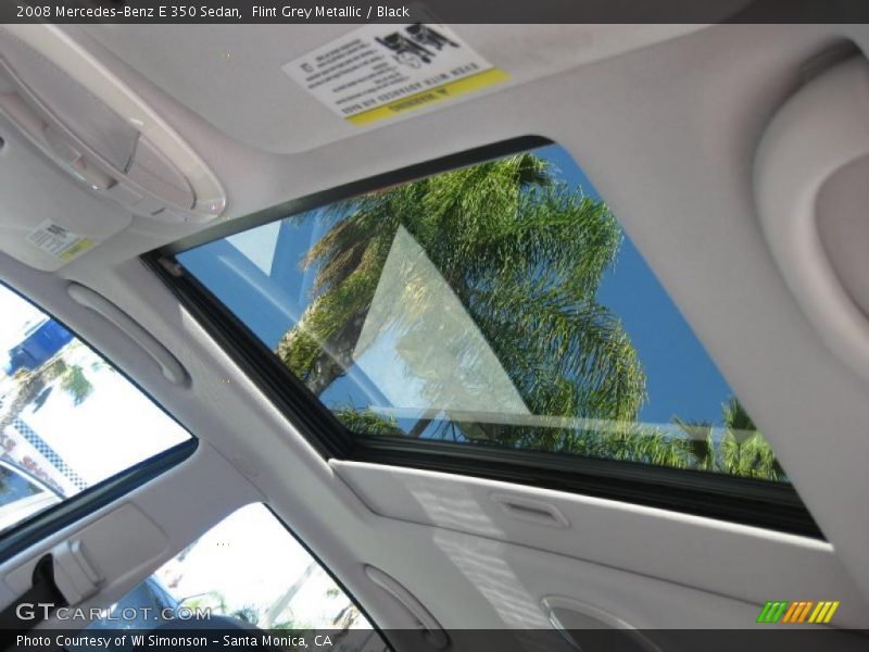 Flint Grey Metallic / Black 2008 Mercedes-Benz E 350 Sedan