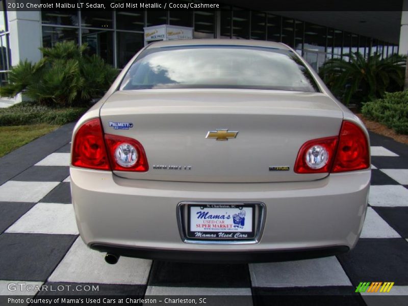 Gold Mist Metallic / Cocoa/Cashmere 2010 Chevrolet Malibu LT Sedan
