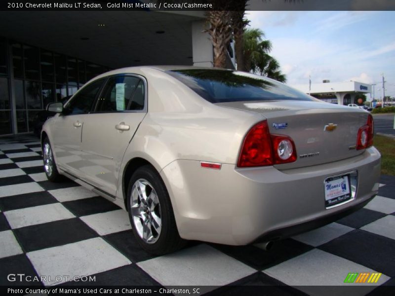 Gold Mist Metallic / Cocoa/Cashmere 2010 Chevrolet Malibu LT Sedan