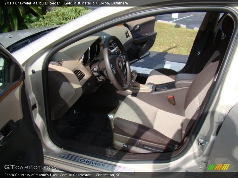 Gold Mist Metallic / Cocoa/Cashmere 2010 Chevrolet Malibu LT Sedan