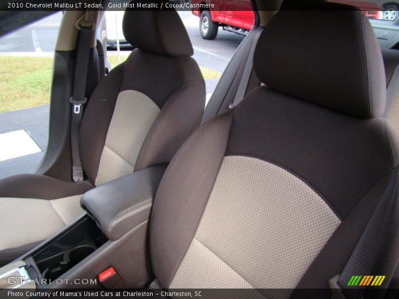 Gold Mist Metallic / Cocoa/Cashmere 2010 Chevrolet Malibu LT Sedan