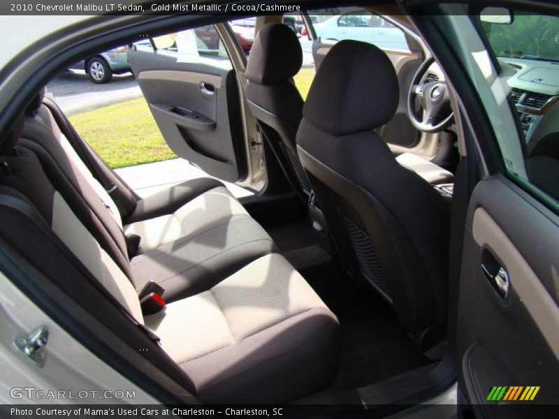 Gold Mist Metallic / Cocoa/Cashmere 2010 Chevrolet Malibu LT Sedan
