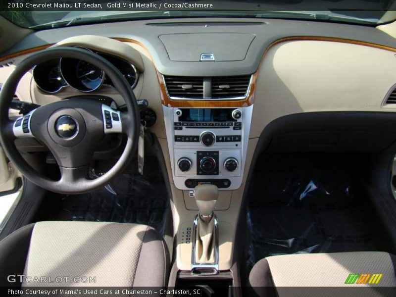 Gold Mist Metallic / Cocoa/Cashmere 2010 Chevrolet Malibu LT Sedan