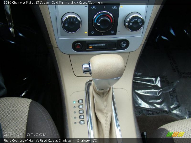 Gold Mist Metallic / Cocoa/Cashmere 2010 Chevrolet Malibu LT Sedan